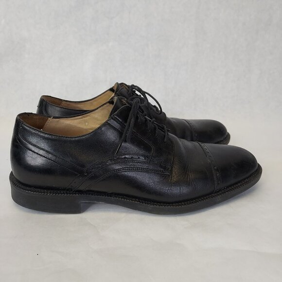 Johnston Murphy Cap-Toe Oxford Shoe Men's 8.5 Signature Series Leather Sheepskin - Picture 5 of 15